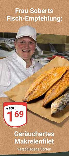 Geräuchertes Makrelenfilet - Frau Soberts Fisch-Empfehlung