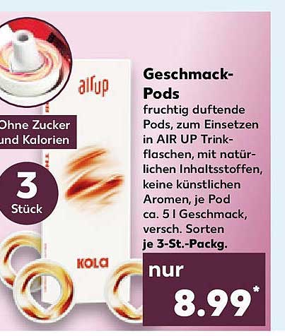 Geschmack-Pods von Air Up – fruchtige Vielfalt für Ihre Getränke