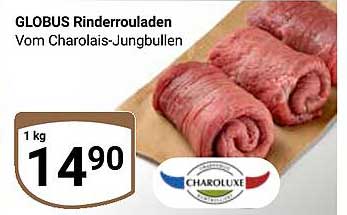 GLOBUS Rinderrouladen vom Charolais-Jungbullen
