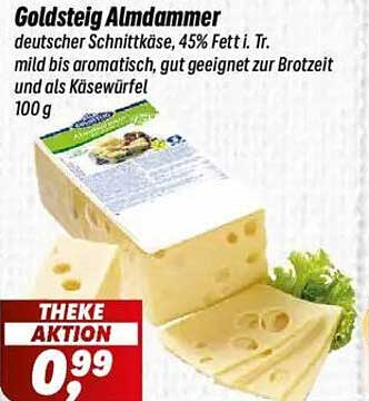 Goldsteig Almdammer - Deutscher Schnittkäse 100 g