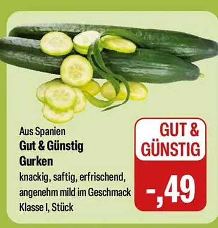 Gut & Günstig Gurken - 1 Stück