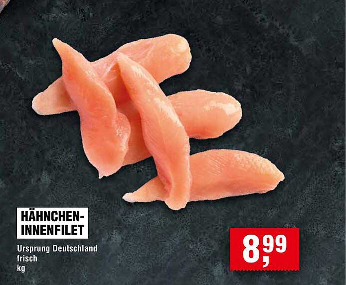 Hähnchen-Innenfilet - frisch aus Deutschland