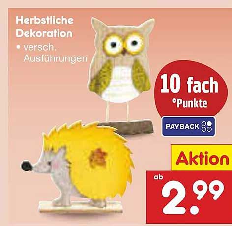 Herbstliche Dekoration – verschiedene Ausführungen