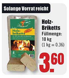 Holz-Briketts 10 kg