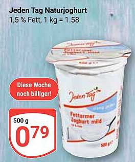 Jeden Tag Naturjoghurt 500 g