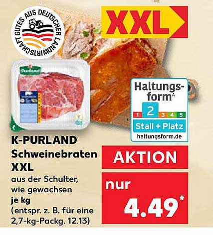 K-PURLAND Schweinebraten XXL