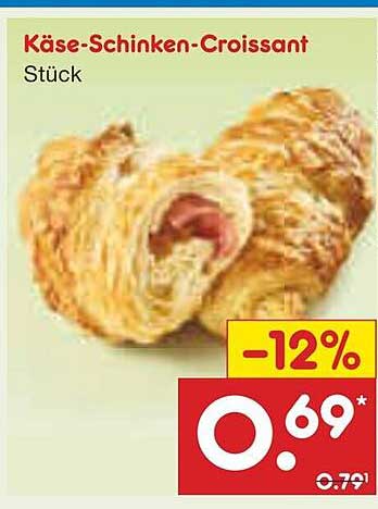 Käse-Schinken-Croissant