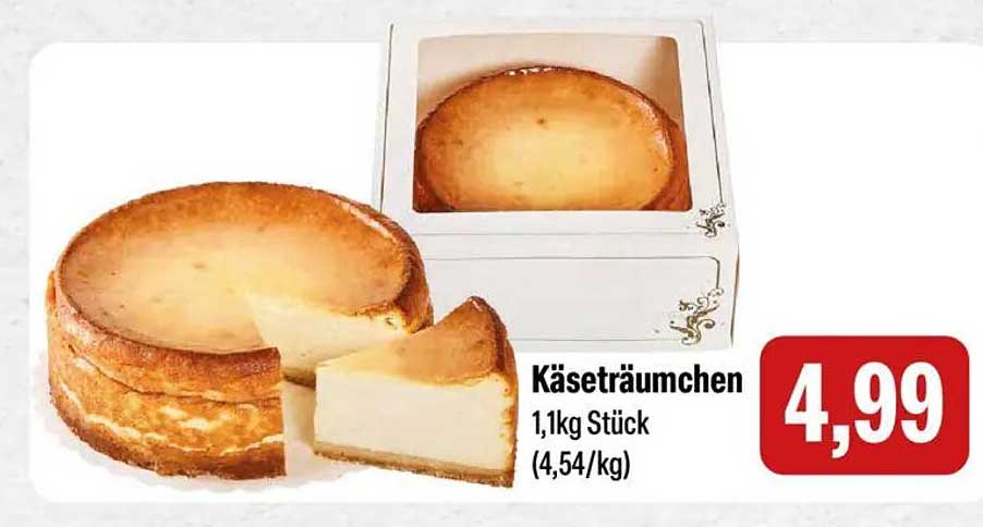 Käseträumchen 1,1kg Stück