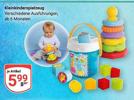 Kleinkinderspielzeug - Verschiedene Ausführungen, ab 6 Monaten