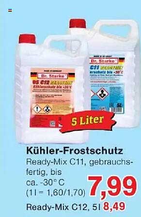 Kühler-Frostschutz Ready-Mix C11, gebrauchsfertig, bis -30 °C