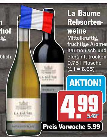 La Baume Rebsortenweine