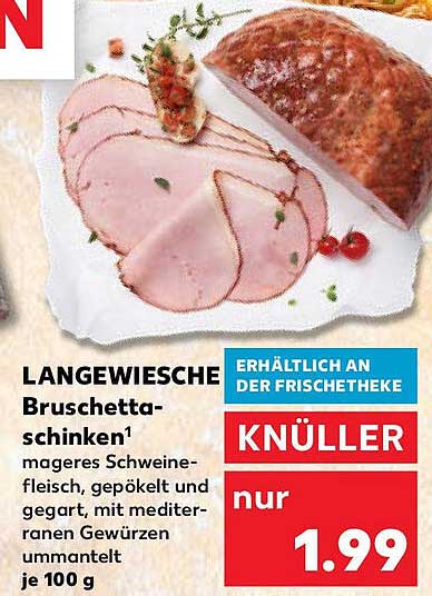 LangeWiesche Bruschetta-Schinken - nur 1,99 €