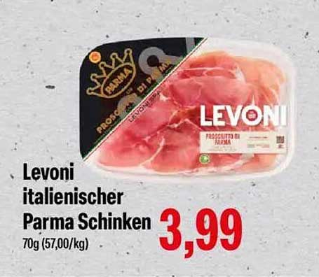 Levoni italienischer Parma Schinken 70g