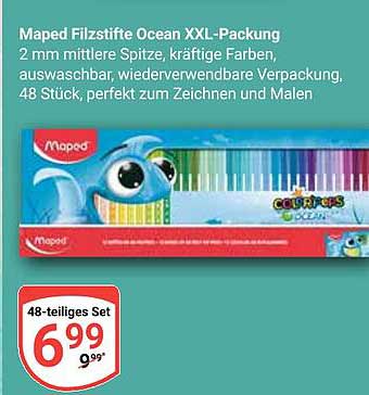 Maped Filzstifte Ocean XXL-Packung
