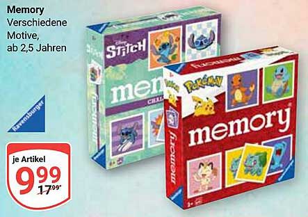 Memory Verschiedene Motive, ab 2,5 Jahren