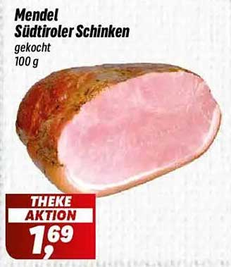 Mendel Südtiroler Schinken gekocht 100 g