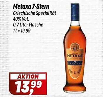 Metaxa 7-Stern - Griechische Spezialität