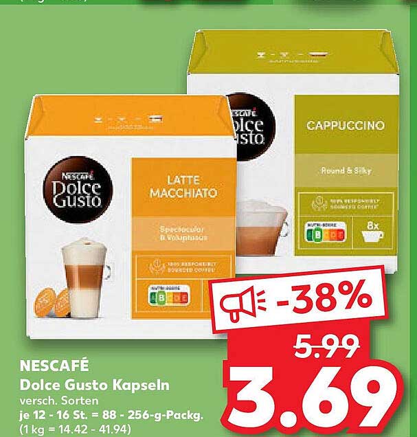 NESCAFÉ Dolce Gusto Kapseln - verschiedene Sorten