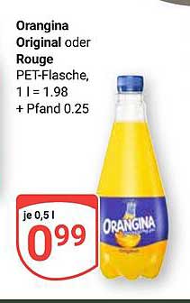 Orangina Original oder Rouge 0,5 L PET-Flasche für nur 0,99 €