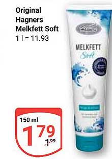 Original Hagners Melkfett Soft 150 ml