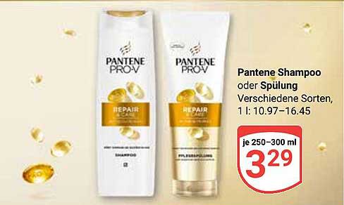 Pantene Shampoo oder Spülung - verschiedene Sorten 250-300 ml