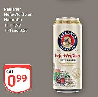 Paulaner Hefe-Weißbier Naturtrüb 0,5 l
