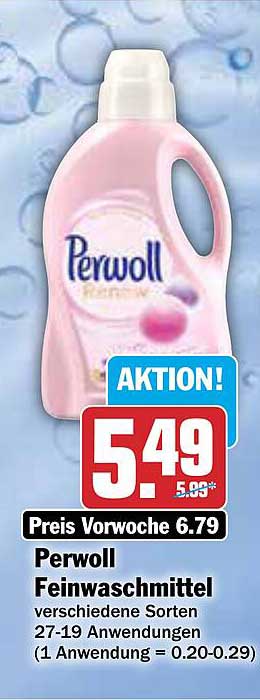 Perwoll Feinwaschmittel verschiedene Sorten