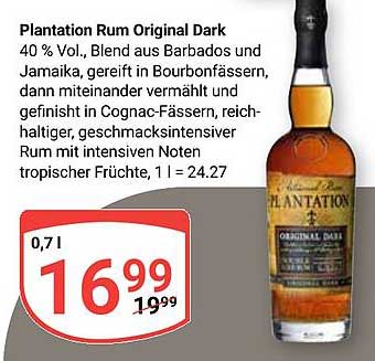 Plantation Rum Original Dark