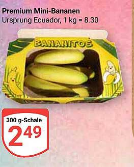 Premium Mini-Bananen, 300 g - Bananitos