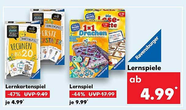 Ravensburger Lernspiele ab 4,99 €