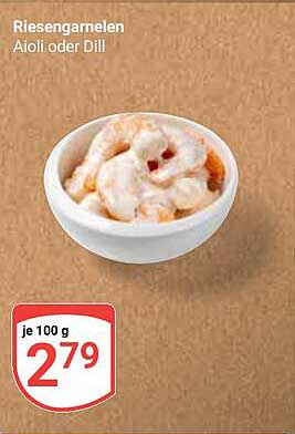 Riesengarnelen Aioli oder Dill