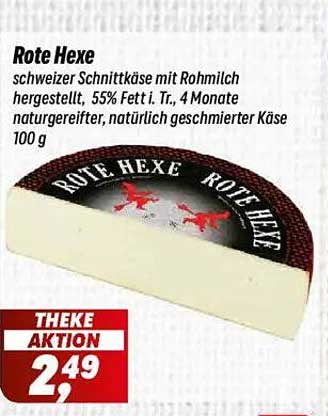 Rote Hexe - Schweizer Schnittkäse mit Rohmilch