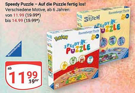 Speedy Puzzle – Auf die Puzzle fertig los!