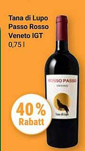 Tana di Lupo Passo Rosso Veneto IGT 0,75 l
