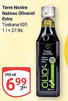 Terre Nostre Natives Olivenöl Extra 250 ml