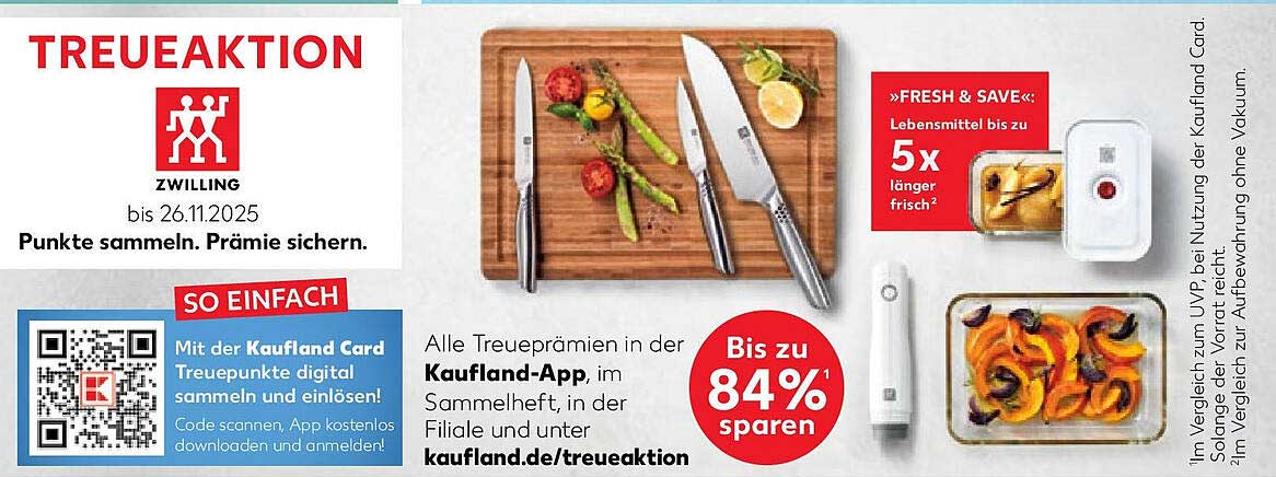 Treueaktion von ZWILLING – Punkte sammeln und Prämien sichern