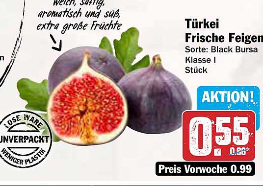 Türkei Frische Feigen Sorte: Black Bursa Klasse I Stück