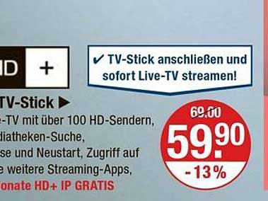 TV-Stick mit über 100 HD-Sendern