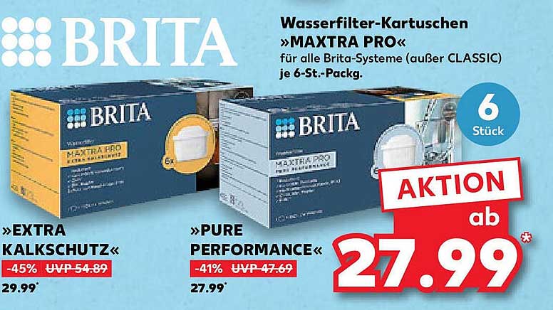 Wasserfilter-Kartuschen »MAXTRA PRO« von BRITA - 6 Stück