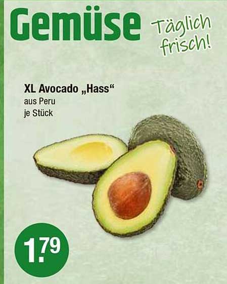 XL Avocado „Hass“ aus Peru