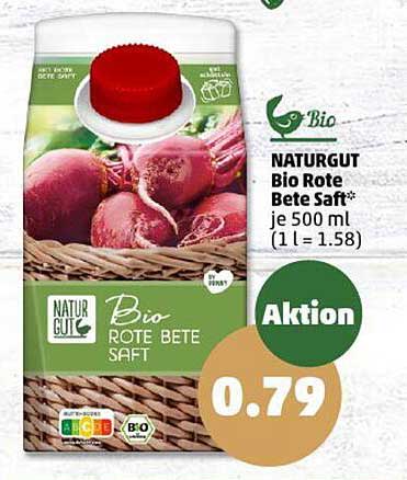 NATURGUT Bio Rote Bete Saft