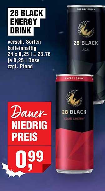 28 BLACK Energy Drink