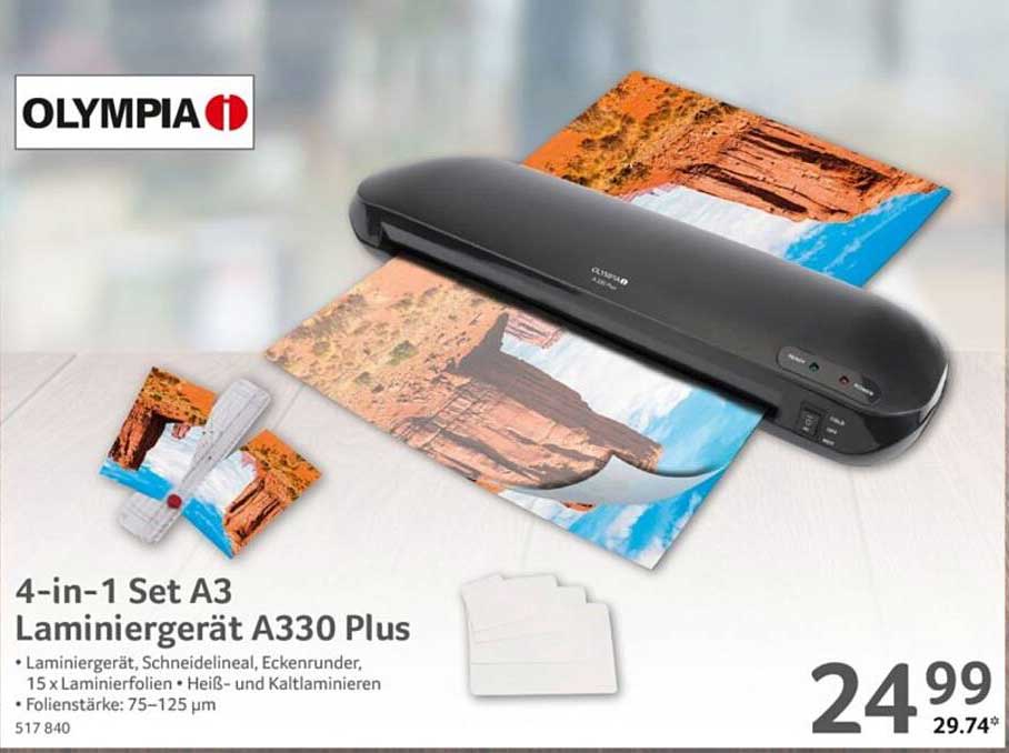 4-in-1 Set A3 Laminiergerät A330 Plus