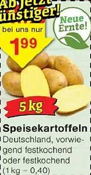 5 kg Speisekartoffeln - Neueste Ernte zum Bestpreis!