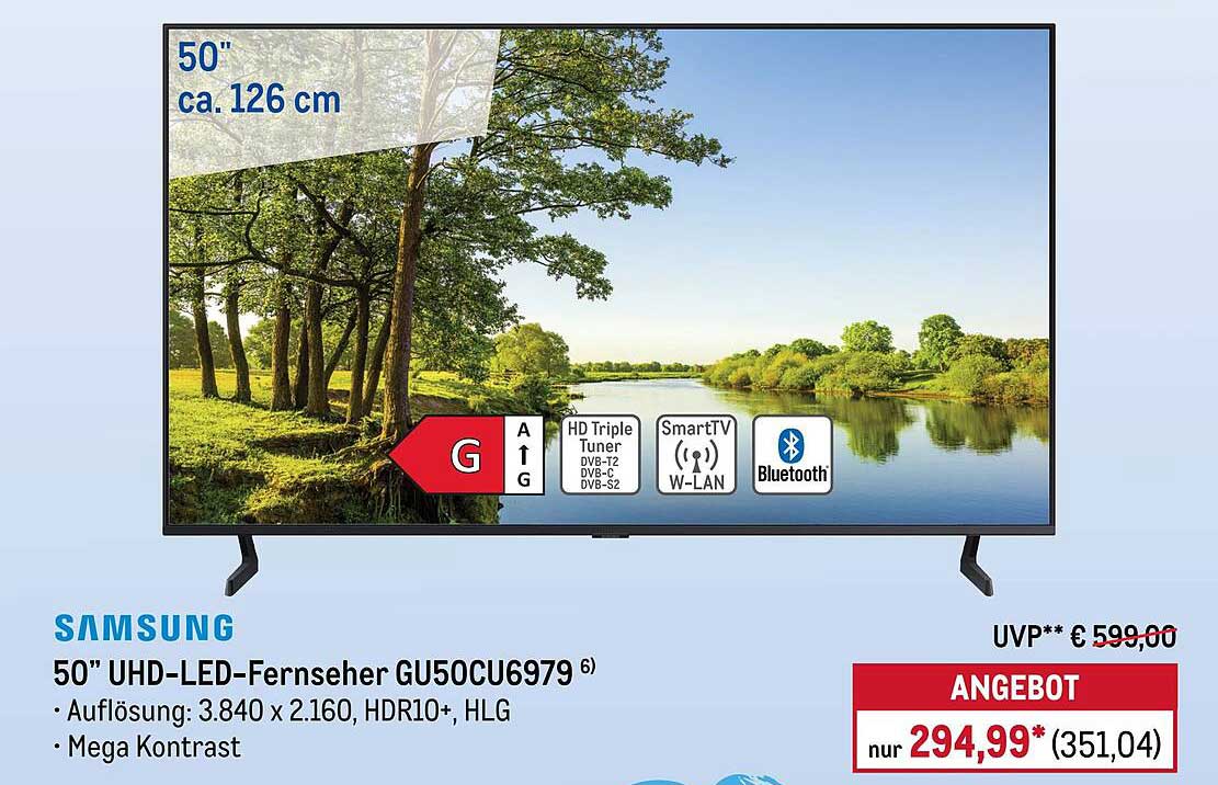 50" UHD-LED-Fernseher GU50CU6979 von Samsung