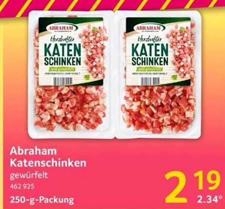 Abraham Katenschinken gewürfelt 250 g - Jetzt im Angebot!