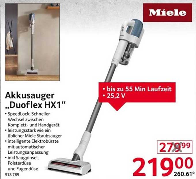 Akkusauger „Duoflex HX1“ von Miele