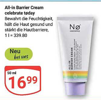All-in Barrier Cream celebrate today