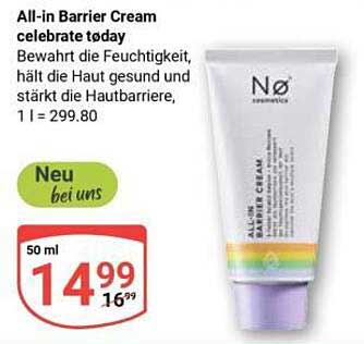All-in Barrier Cream celebrate today