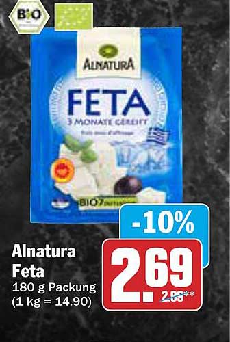 Alnatura Feta 180 g - 10% Rabatt